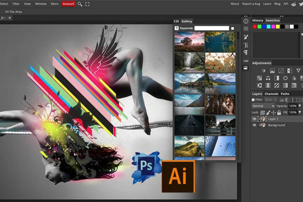 Cursod e adobe illustrator y adobe pfotoshop