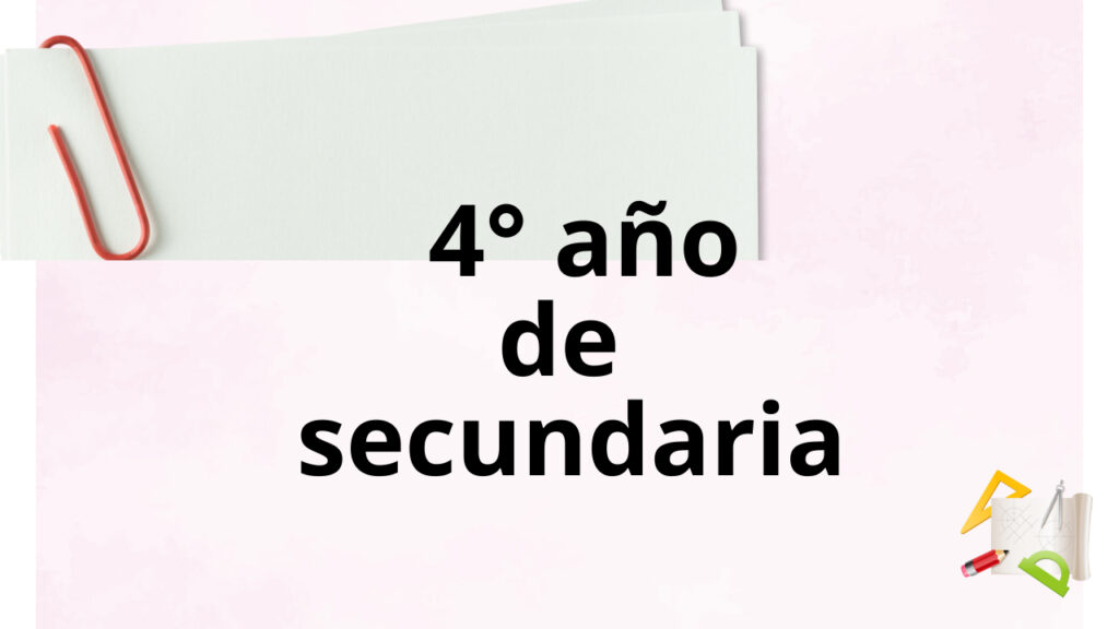 matematica de cuarto año de secundaria