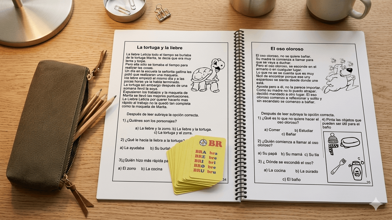 Combo Lectura Inicial + Sílabas Trabadas