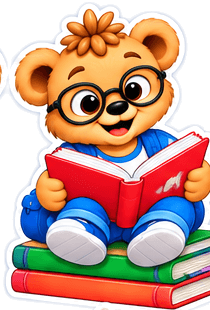 Copito leyendo un libro